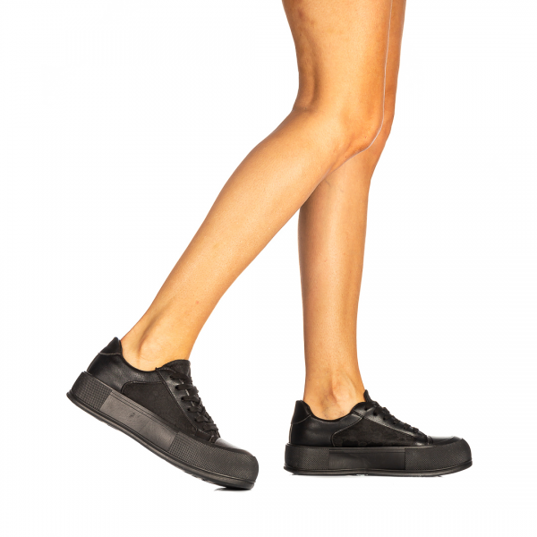 Γυναικεία αθλητικά παπούτσια Limera μαύρα, 4 - Kalapod.gr